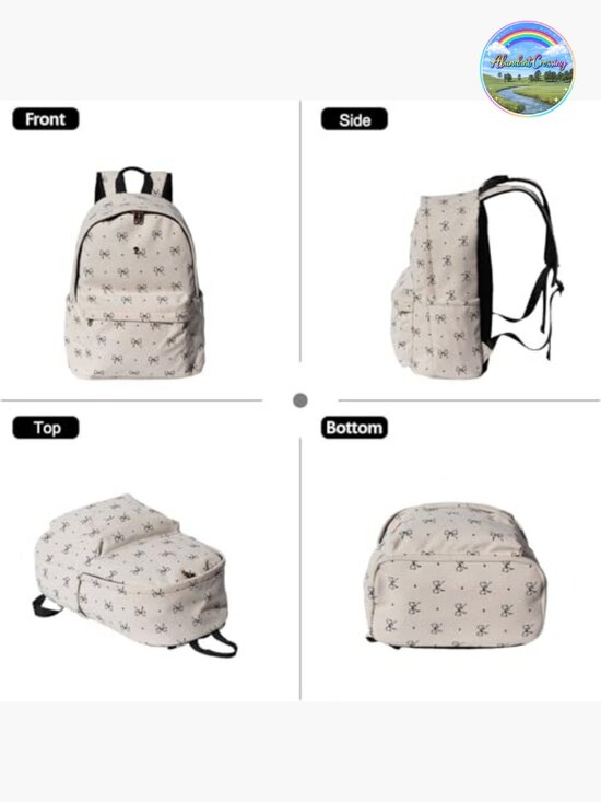 Waterproof Corduroy Travel Backpack with Padded Laptop Compartment main image 4